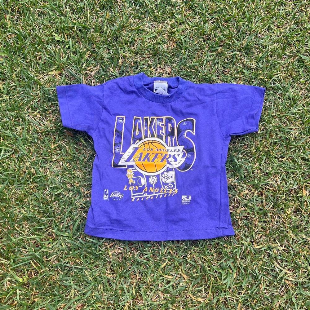 1990s Made in USA Lakers tee youth 4T
